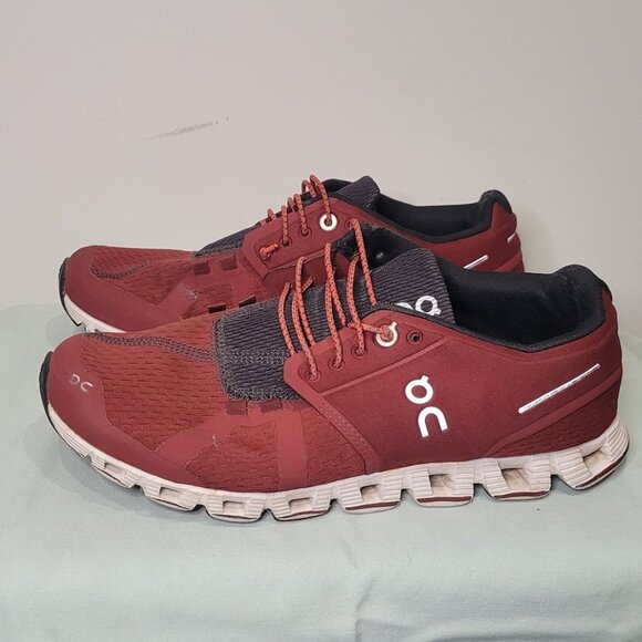 On Cloud Women's Ruby/White Running Size 7 - Picture 1 of 5